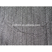 polyester stripe embroidered thermal padded fabric with quilting for jacket